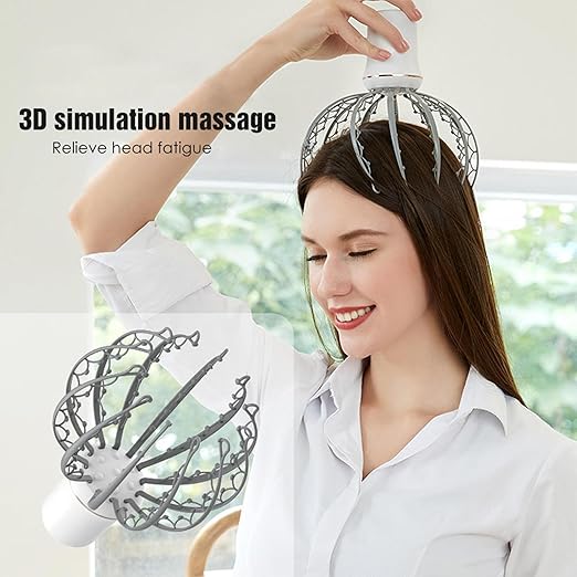 Head  Massager  Vibration Massage - مدلك الراس بخاصية الاهتزاز