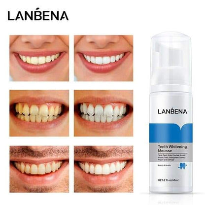 Lanbena Blanchiment Des Dents Mousse Dentifrice Dentaire 60ml