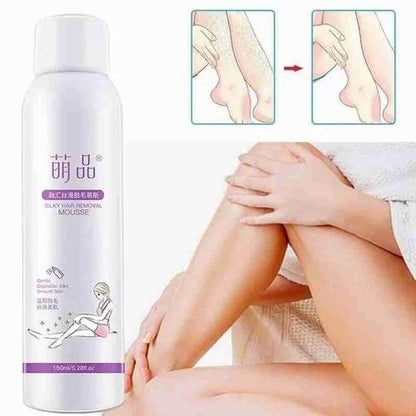Spray Epilation,Hair Removal Spray,DéPilatoire Indolore,Non-Irritant pour dépilatoires,Spray épilatoire pour Hommes et Femmes