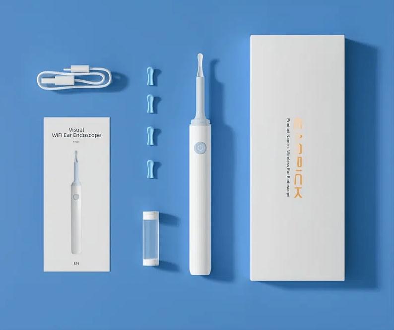 Mini caméra Endoscope HD pour nettoyage des oreilles