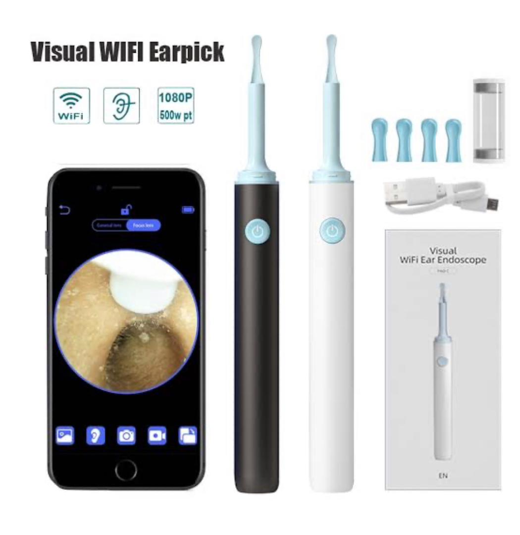 Mini caméra Endoscope HD pour nettoyage des oreilles