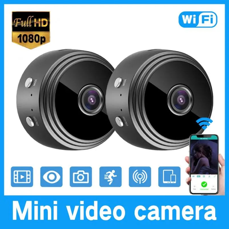 Mini caméra espion WiFi HD 1080P Caméra de surveillance Rohs