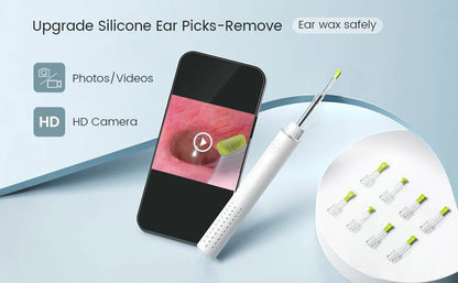 Mini caméra Endoscope HD pour nettoyage des oreilles