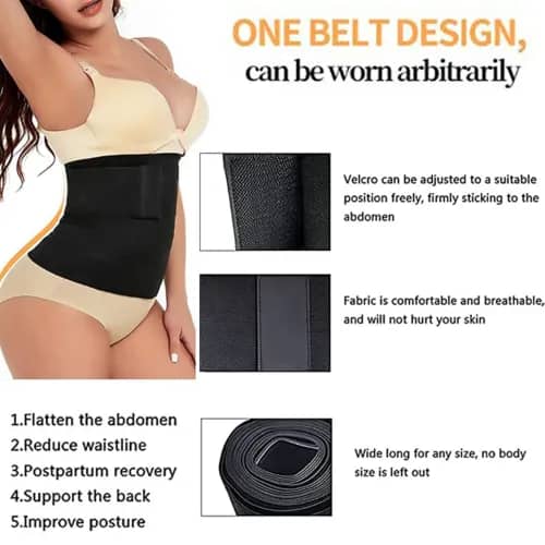 Ceinture Corset , Gaine Amincissante Réglable Serre-5 M